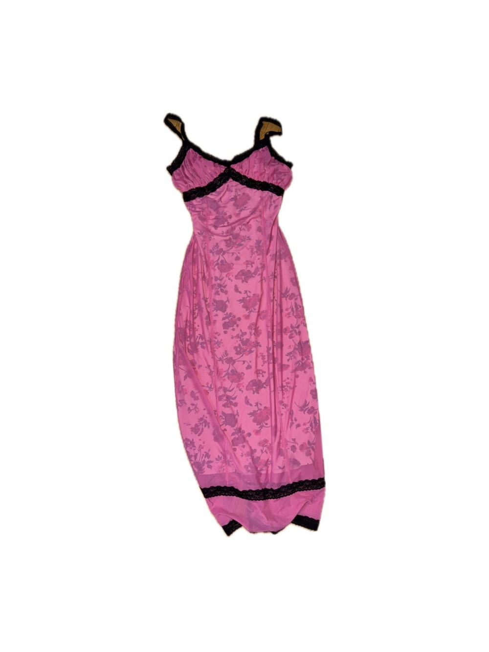 y2k pink dress